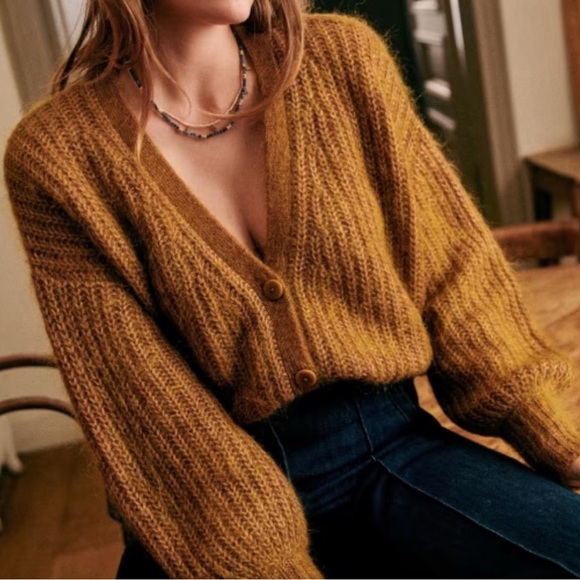 Sézane Gilet Achille Cardigan SIZE S - Picture 5 of 10